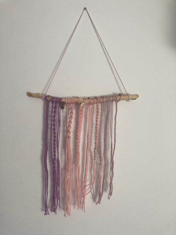 wandhanger roze